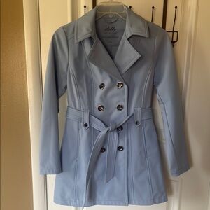 Shebby Collection Blue Double-Breasted Women's Coat
(Size S)